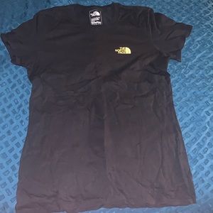 Northface Black Tee with box logo
